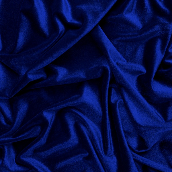 Stretch Velvet - ROYAL BLUE